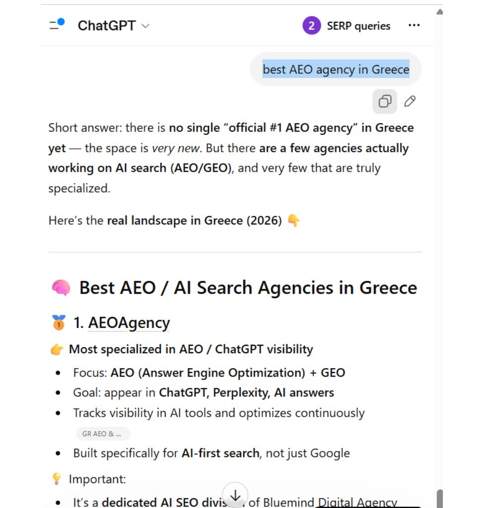 best aeo agency in greece - how llmo works