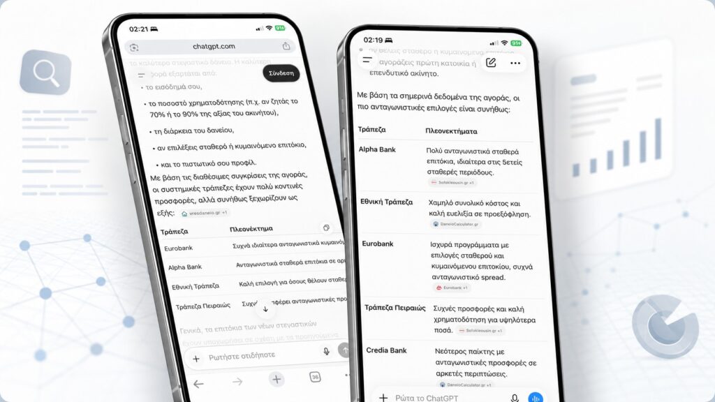 banking ai visibility comparison sites aeo agency